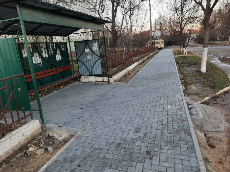 Где в Чадыр-Лунге построили новые тротуары