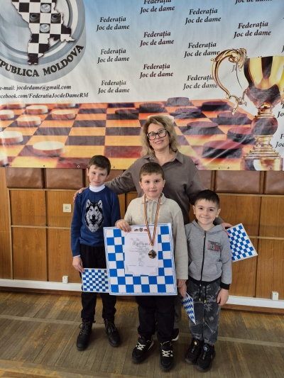 Юный шашист спортшколы им. С. Киорогло стал серебряным призером Чемпионата РМ