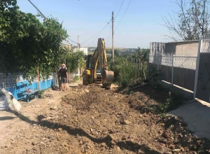 В Чадыр-Лунге ремонтируют пер. 60 лет Октября