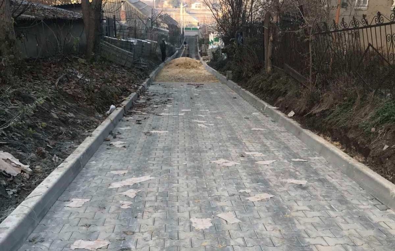 Еще один переулок ремонтируют в Чадыр-Лунге