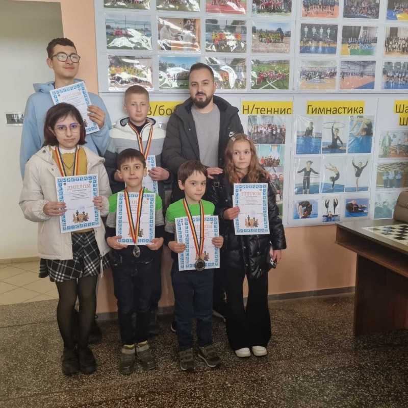 Юные шахматисты Чадыр-Лунги завоевали призовые места на районном чемпионате