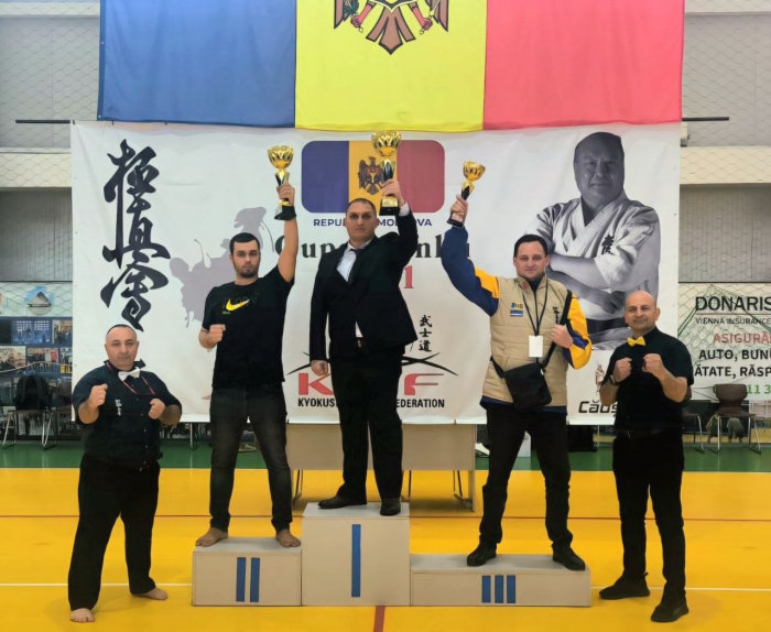 Спортсмены из Чадыр-Лунги стали призёрами открытого чемпионата по Киокушинкай каратэ в Каушанах