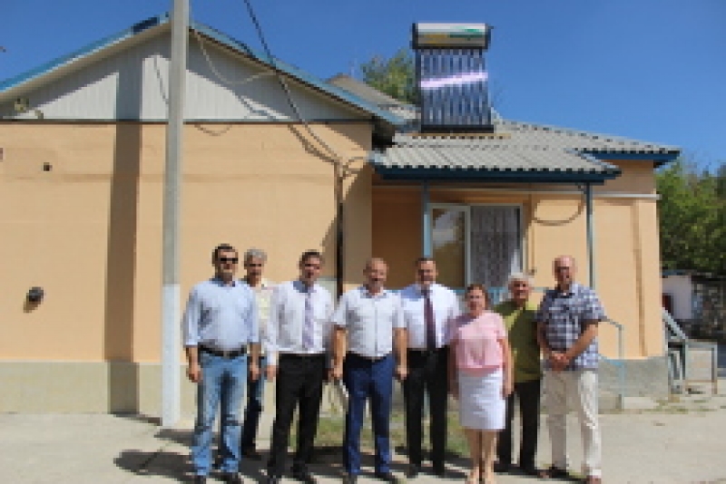 В Чадыр-Лунге впервые в государственном дошкольном учреждении установлен солнечный водонагреватель.