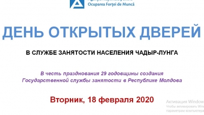&laquo;День открытых дверей&raquo; в службе занятости Чадыр-Лунги
