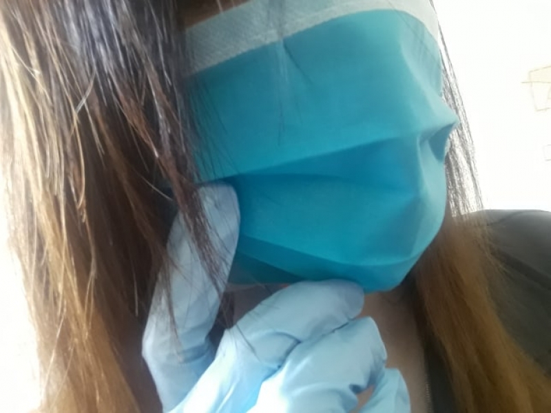 Вход в общественный транспорт строго в масках!