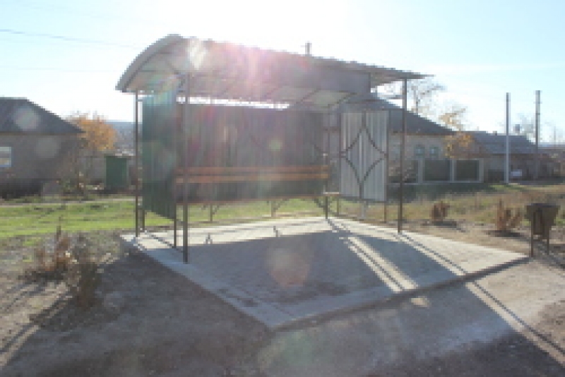 Реконструирована остановка по ул. Мичурина