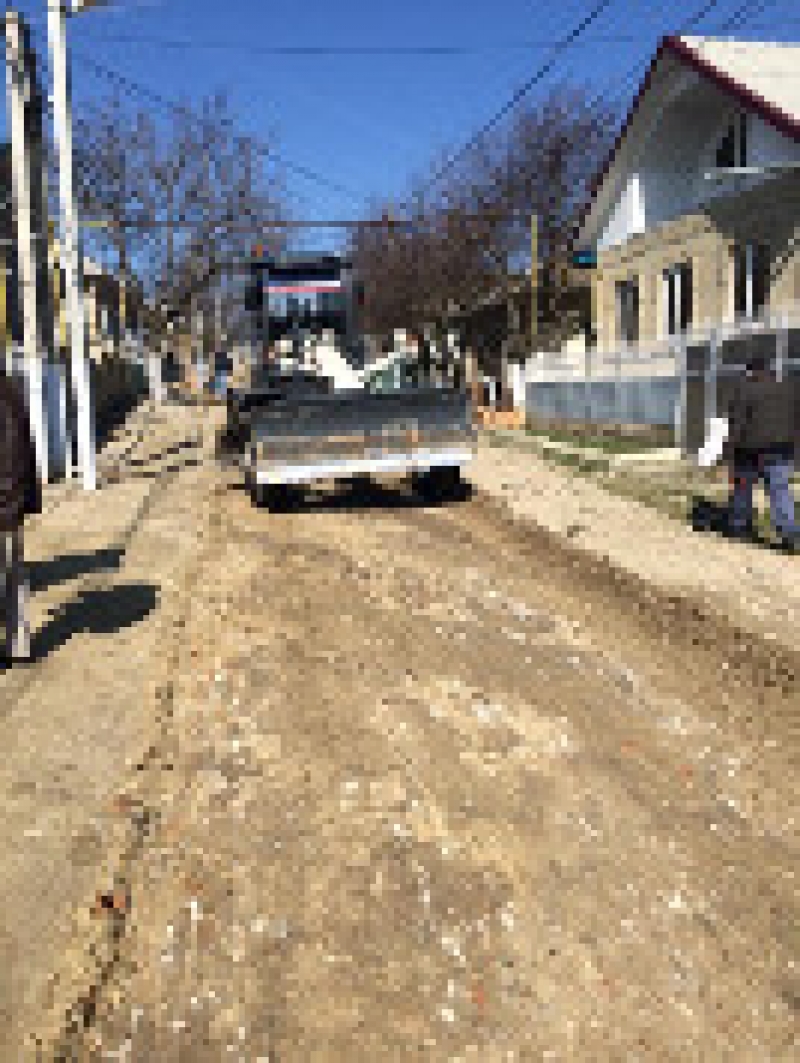 На улице Октябрьская будут уложены плиты