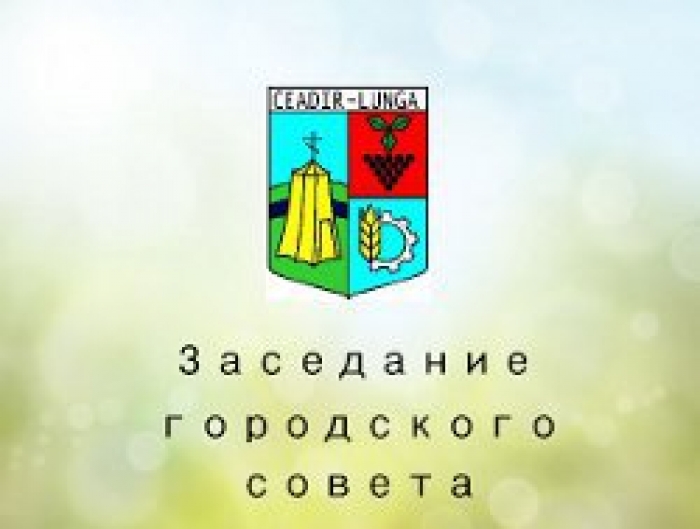 Состоялось очередное заседание Городского Совета Чадыр-Лунги