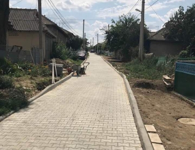 Отремонтирован очередной участок местной дороги