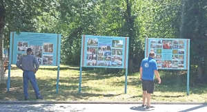 В парке Победы установили информационные панно о городе Чадыр-Лунга